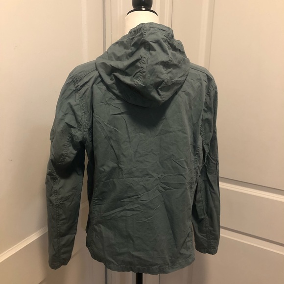 Eddie Bauer ladies light spring hooded coat size large - Picture 4 of 5